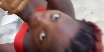 Strolling on The Beach & Ebony Thot Gave Sloppy Head (Mastermeat1)