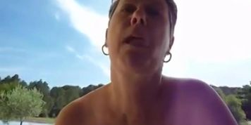 wife granny sucking dick and cum