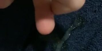 Aftermath of me pumping my fleshlight full of cum. Watch my hot cum drip out. (fleshlight_fuck)