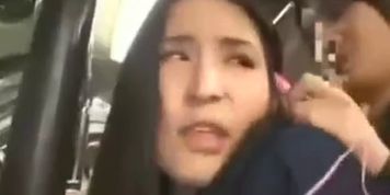 Chinese girl fucked on train