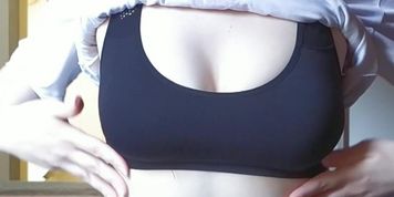 (Hd) My First Tit Drop Video!!! Small Round & Pale Teen Boobs. Rough Nipples!