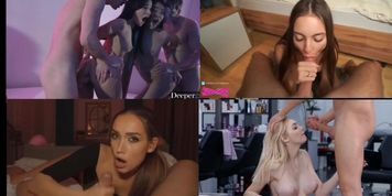 Little Cumpilation with 8 beautiful girls