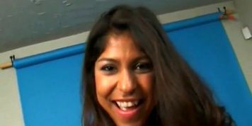GOT PUBES - Sexy Latina taking a large dong in her hairy cunt