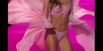 Emily Ratajkowski Breasts,  Underwear Scene  in Victoria's Secret Fashion Show 2005