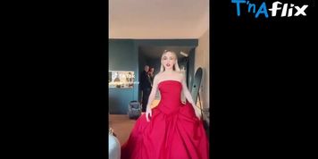 Mckenna Grace Sexy Scene  in Mckenna Grace Showning Leg In Red Dress For The Ghostbusters: Frozen Empire Premiere