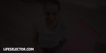 Eveline Dellai being a total anal slut for the stepbrother