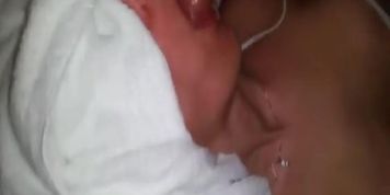 Wife vibrate her clit while husband fucks her pussy