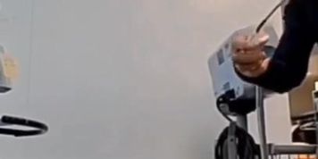 Granny nurse bulge watching