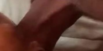 Friend cum inside my sexy wife.