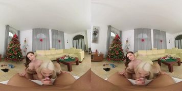 Sybil & Lovita Fate Christmas threesome