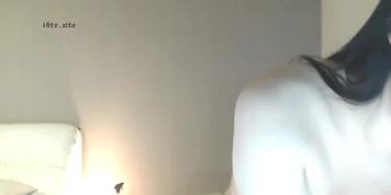 Sexy teen camgirl shows her hot body