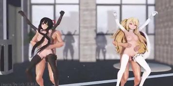 Mmd - Anaconda dance and sex