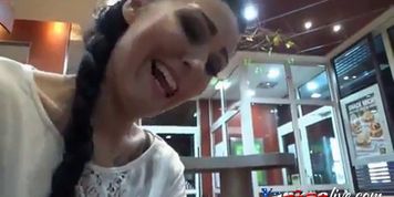 public cum eating