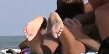 Nude beach voyeur
