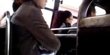 Showing Off Cock On The Bus