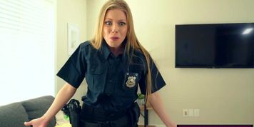 My Step Mom Is A Cop And Handcuffed Me To Look At My Big Cock (Britney Amber, Juan El Caballo Loco)