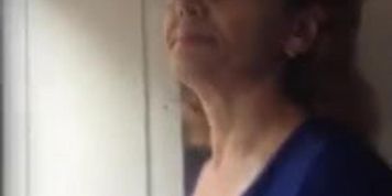 Dickflash for Mature on Train