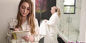 Extremely hot lesbian sex with Laney Grey and Anna Claire Clouds