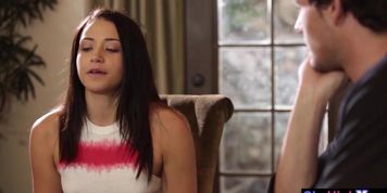 Nasty stepsis teen tried anal sex with a stepbrother (Avi Love)