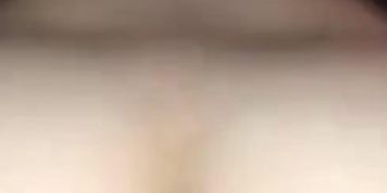 Big booty white ex bouncing on black dick after work 