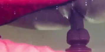 Beautiful teen fucks in front of the mirror