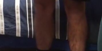 Skater boy shows off his dick