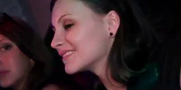 Tasty stripper fucks shaved pussy