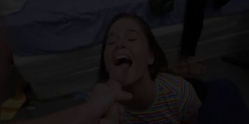 Cute tiny teen plowed doggystyle