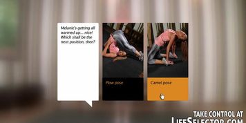 Yoga class goes sexy