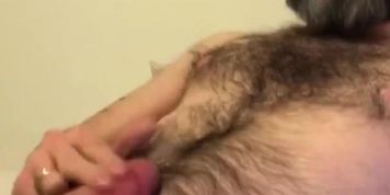 Cum Hits My Beard