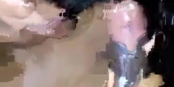 Clubbing slut swallow hug cum