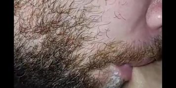 Sexy dad drinks his wife's milk. Adult breastfeeding/anr/abf