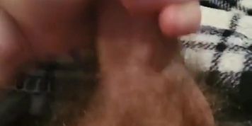 Stroking cock
