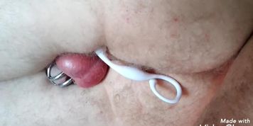 I' was fucking ass with some toys, while was watching porn. Part 3. Aneros.