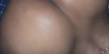 Late night Oil massage turns into hardcore backshots 