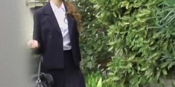Great public sharking video with mesmerizing little oriental tart