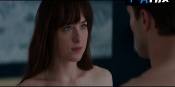 Dakota Johnson Breasts,  Bush Scene  in Fifty Shades Of Grey