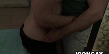 Older stud Max Sargent seduces blonde fuck toy Doug Acre