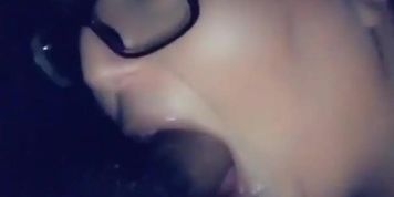 Bbw giving sloppy toppy