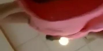 good quickee under college girl red skirt