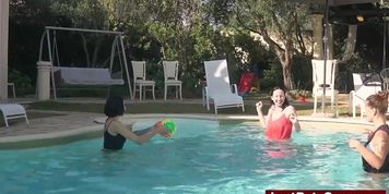 The final strip volleyball loser faces an outdoor erotic challenge