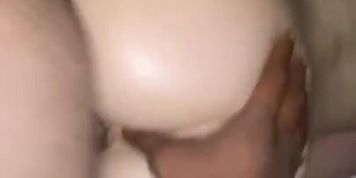 Blonde Barbie Takes BBC From Back Cums In Pussy  Anal Play W/ Oil Stripper Blowjob 