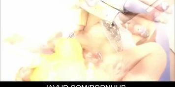 Gorgeous asian babe Misa Kikouden getting her cunt rough pounded