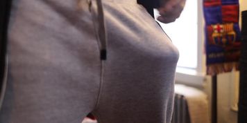 Bbc Grey Sweatpants Black Cock Print Tease Jerk Off Solo Masturbation