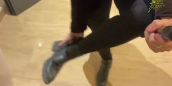 Naughty Garden Girl Gets Naked And Masturbates In The Hotel Elevator