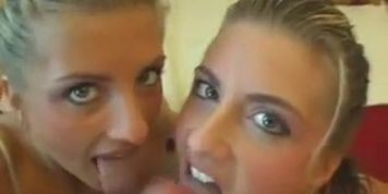 German Twins 3some