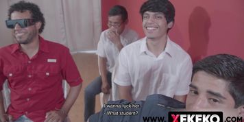 Nymphomaniac Milf Teacher Fulfills Her Fantasy Of Fucking Her Students In The Middle Of Class