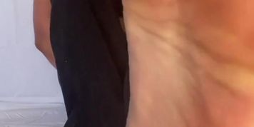 Smell her stinky feet