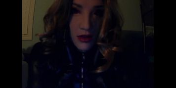 May and Playmate suited up Pt1! Wearing female mask May and looking for trouble!
