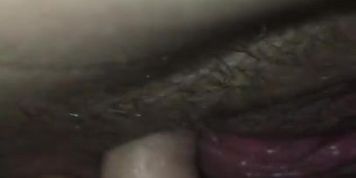 Sexy Native American chick rubs and fingers her tight pussy